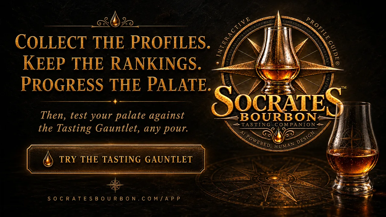 Collect the profiles. Keep the rankings. Progress the palate. Then, test your palate against the Tasting Gauntlet, any pour — try the Tasting Gauntlet.